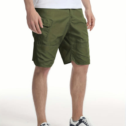 Men's Cargo Shorts Multi Pockets Waterproof Tactical Shorts Lightweight Breathable Shorts