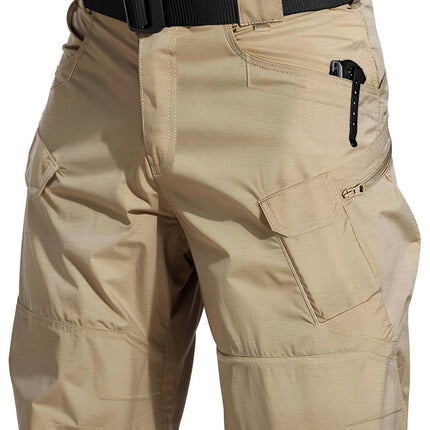 Men's Cargo Shorts Multi Pockets Waterproof Tactical Shorts Lightweight Breathable Shorts