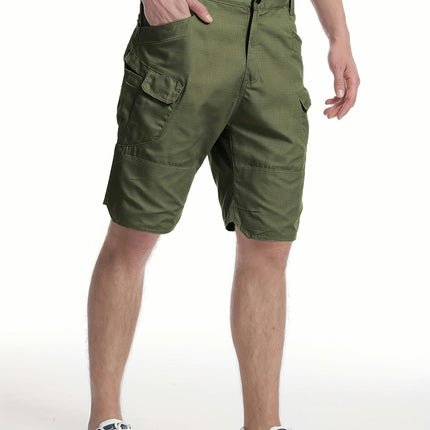 Men's Cargo Shorts Multi Pockets Waterproof Tactical Shorts Lightweight Breathable Shorts