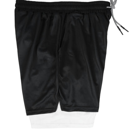 Shorts Summer Double Layer Beach Pants Fitness Training Sports Men's 2 In 1 Gym Shorts