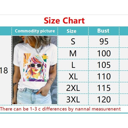 Soft Crew Neck Short Sleeve T-Shirt for Women - Casual Retro Graphic Tee for Spring & Summer