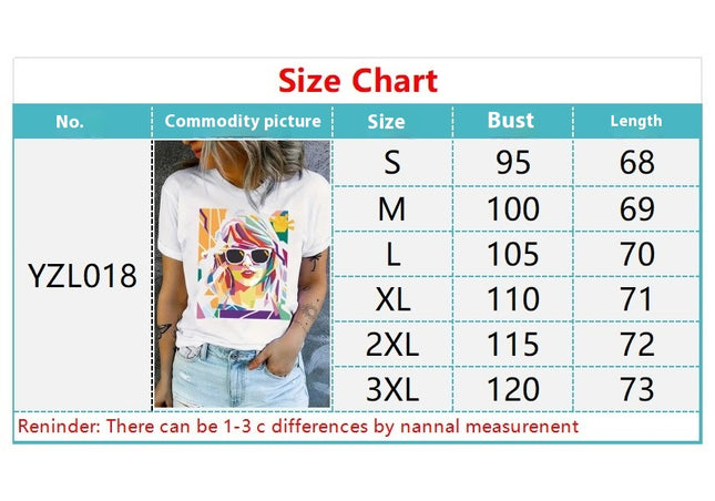 Soft Crew Neck Short Sleeve T-Shirt for Women - Casual Retro Graphic Tee for Spring & Summer
