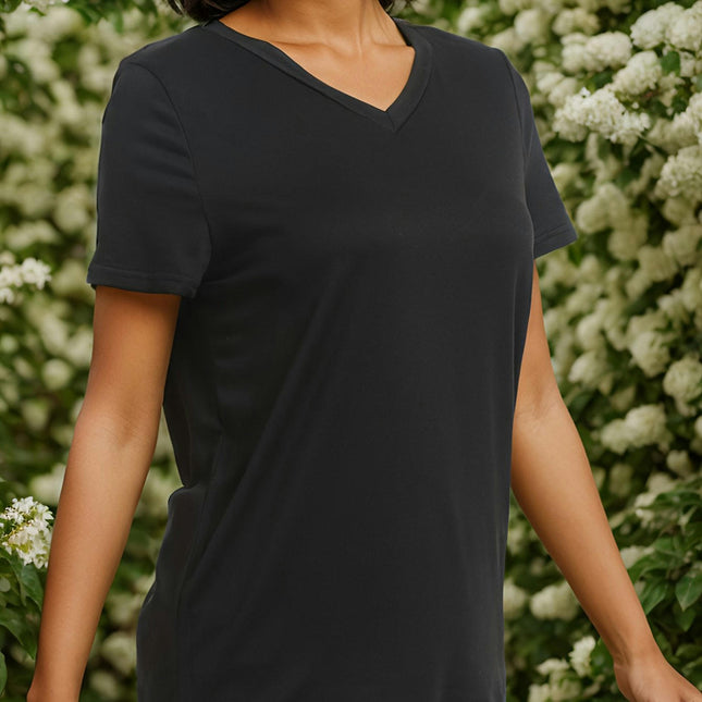 Women's V Neck T Shirts Casual Short Sleeve Summer Basic Tops Tees Womens Clothes Women Clothes