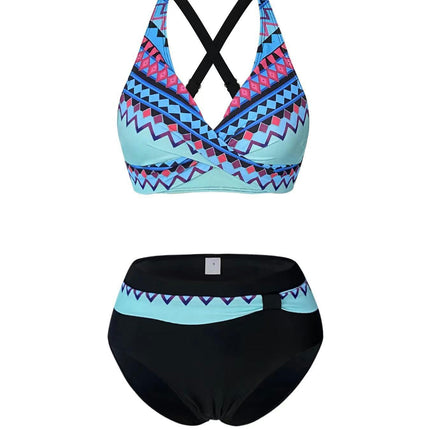 Women Sexy Bikini Sets 2 Piece Cheeky Triangle Bikini V Neck Swimsuit high Cut Thong Bottom