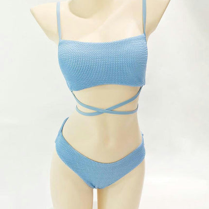 Women Sexy 2 Piece Triangle Swimsuits High Cut Bikini Set Two Piece Bathing Suit