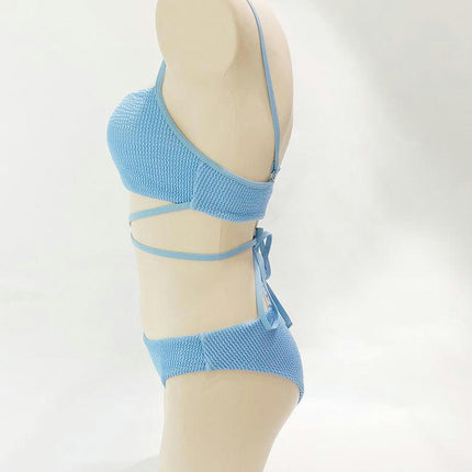 Women Sexy 2 Piece Triangle Swimsuits High Cut Bikini Set Two Piece Bathing Suit