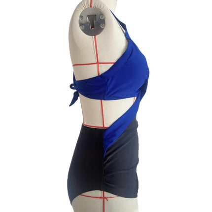 Women Cutout One Piece Swimsuit V Neck Swimwear Tummy Control Bathing Suits