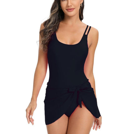 One Piece Swimdress Swimsuits for Women Tummy Control Bathing Suit Swim Skirt