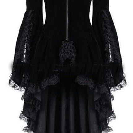 Women's Tuxedo Gothic Tailcoat Jacket Steampunk VTG Victorian Coat Wedding Uniform