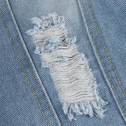 Denim Jacket for Women Lined Faux Fleece, Short Winter Jeans Coat with Detachable Faux-fur Collar