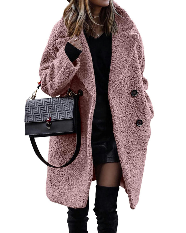 Women's Fashion Winter Coat Sherpa Fleece Faux Fur Oversized Trendy Jackets Warm Outerwear