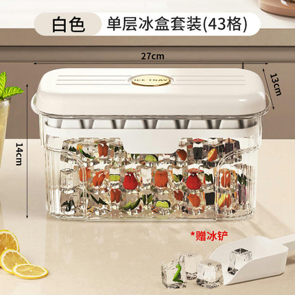 Multi Grids Ice Cubes Maker Press Type Easy Release Ice Molds