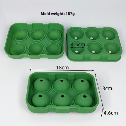 Ice Balls Mold Flexible Silicone Ice Sphere Tray Reusable Ice Ball Maker for Whisky
