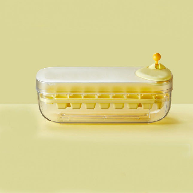 Ice Cube Tray with Lid and Bin Ice Cube Trays - Easy Release with Scoop