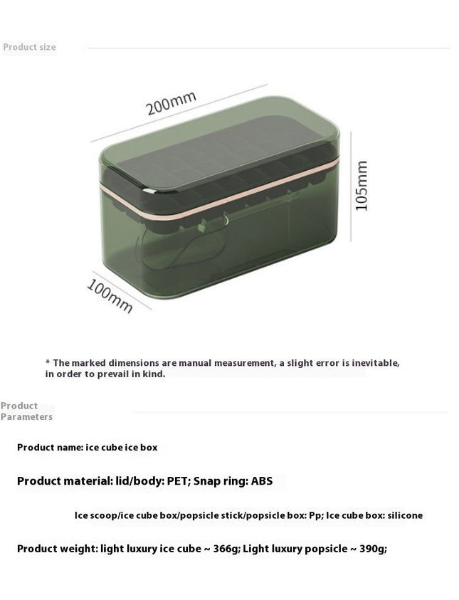 Ice Trays for Freezer Ice Cubes Molds Large Capacity Release