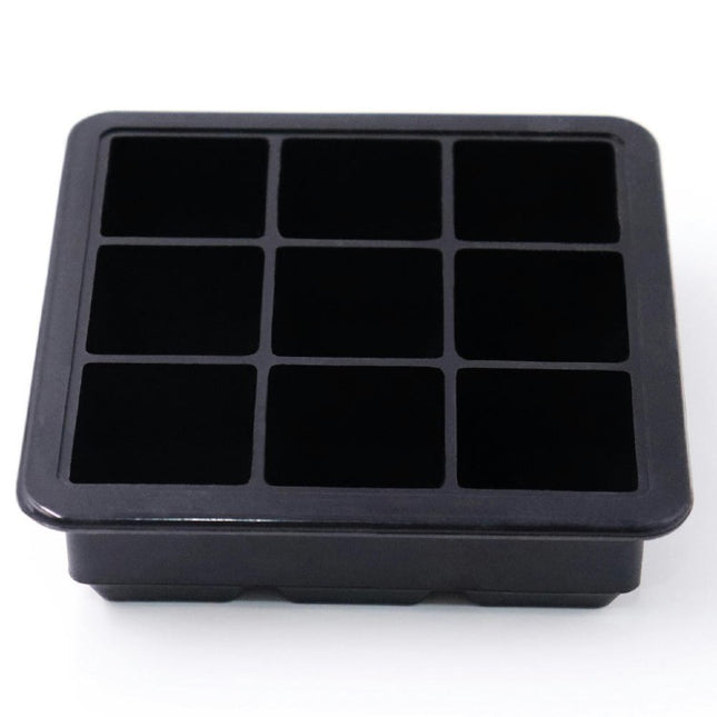 Silicone Ice Cubes Trays Ice 9 Grid DIY Silicone Ice Ice Box with Lid