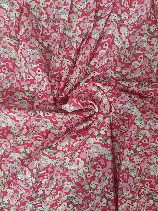 Charming Floral Print Ruffle Dress Casual V-Neck With Button Detail-Perfect For Womens