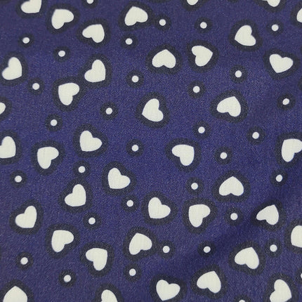Summer Dress for Women: Polka Dot & Heart Print, V-Neck, Knee-Length Dress