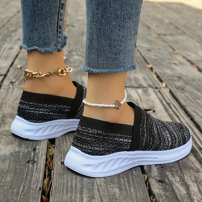 Sneakers-Women's Shoes-Soft, Breathable, Low-Top, Slip-On, Casual, Daily Walking Footwear