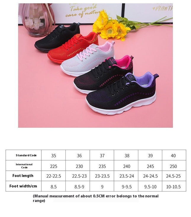 Women's Light Weight Running Shoes Tennis Sports Sneakers Female Jogging Travelling Footwear