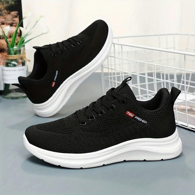 Women's Mesh Sneakers: Lightweight, Breathable, All-Season Comfort with Soft Sole & Lace-Up Fit