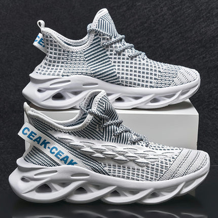 Plus Size Breathable Women's Sports Shoes, Lightweight Casual Running Sneakers Platform Trainers
