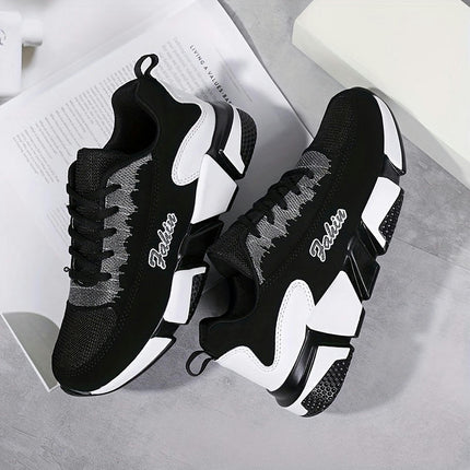 Womens Lightweight Colorblock Sneakers-Lace Up Running & Walking Trainers