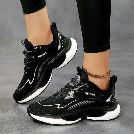 Women's Mesh Platform Sneakers - Ultra-Lightweight, Breathable, and Durable Shoes Outdoor