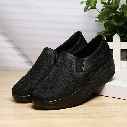 Women'S Breathable Walking Shoes-Slip-On, Lightweight, Non-Slip Casual Sneakers for Fall Season