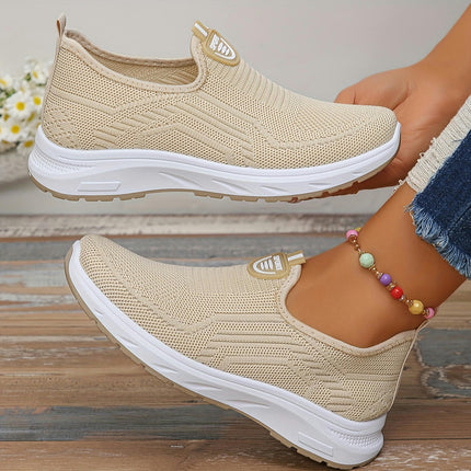 Womens Slip-On Walking Shoes-Ultra-Breathable Ideal for Casual Running and Sports Activities