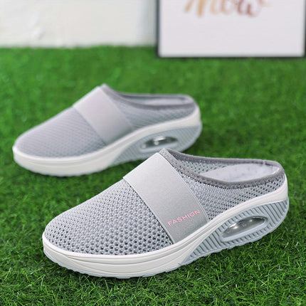 Women's Breathable Mesh Walking Shoes with Air Cushion Lightweight Casual Outdoor Summer Sneakers
