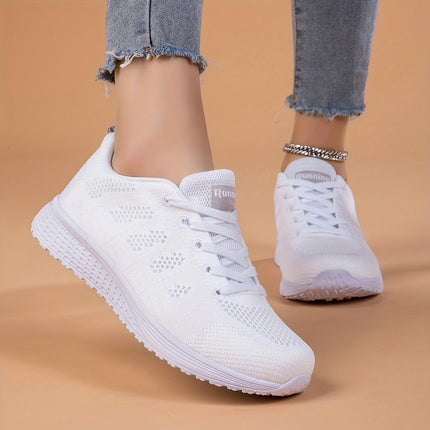 Women's Breathable Running Sneakers,Gym Walking Trainers, Lightweight Outdoor Sports Shoes