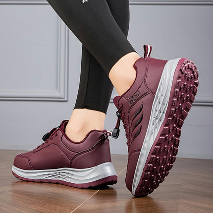 Comfortable Soft Sole Women's Sneakers, Breathable Non-slip Wear-resistant Elastic Running Shoes