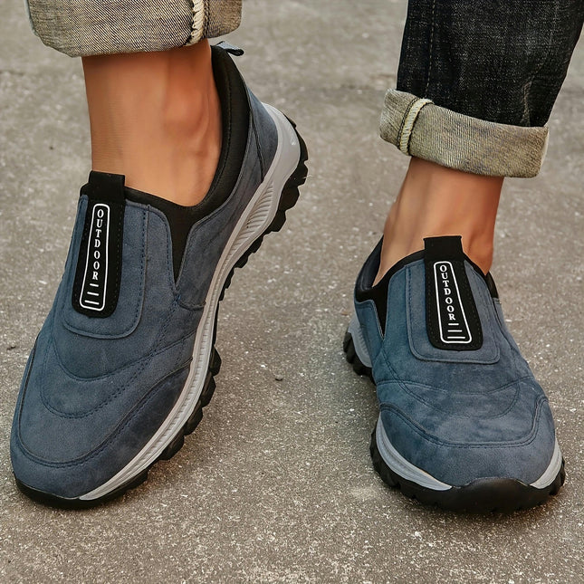 Large Size Women's Slip-On Sneakers-Lightweight, Comfortable Walking Shoes with Non-Slip EVA Sole