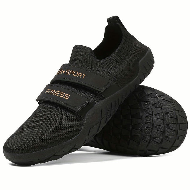 1 Pair Men'S Fitness Sneakers-Breathable, Sweat-Absorbent Casual Sports Running Shoes for All Seasons