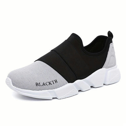 Men's Breathable Slip-On Footwear-Comfortable, Non-Slip Casual Shoes for Walking & Sports