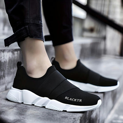 Men's Breathable Slip-On Footwear-Comfortable, Non-Slip Casual Shoes for Walking & Sports