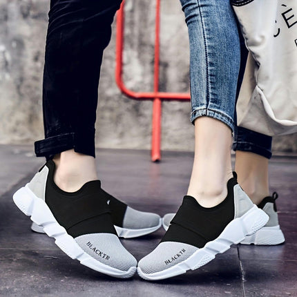 Men's Breathable Slip-On Footwear-Comfortable, Non-Slip Casual Shoes for Walking & Sports