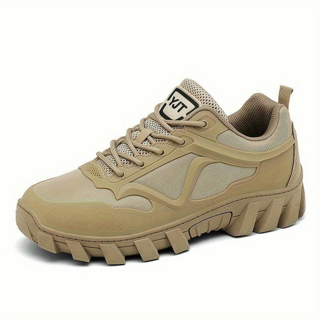 Men's Breathable Durable Lace Up Sneakers For Outdoor Walking Jogging Hiking
