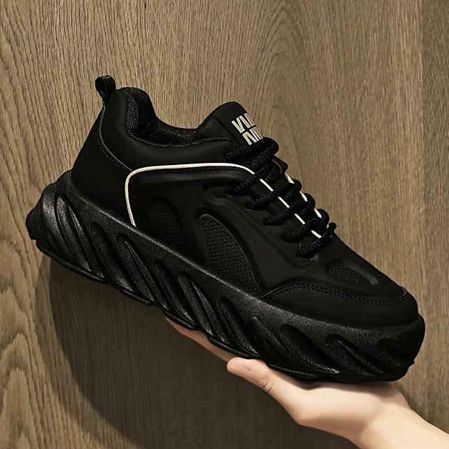Men's Casual Lace Up Sporty Sneakers,Comfortable Shoes For Outdoor Daily Walking And Traveling