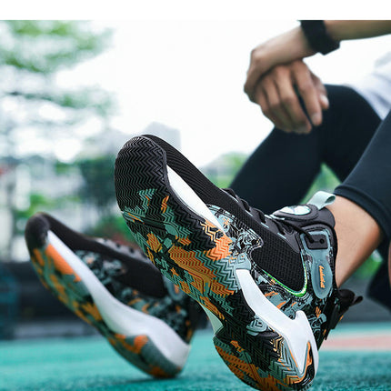 Men' s Shoes Sneakers Breathable Running Shoes Mens Basketball Shoes Non Slip Sport Shoes