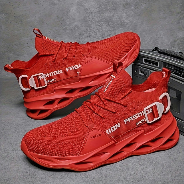 Men's Running Shoes Mesh Walking Blade Type Sneakers Hip Hop Sports Casual Sneakers
