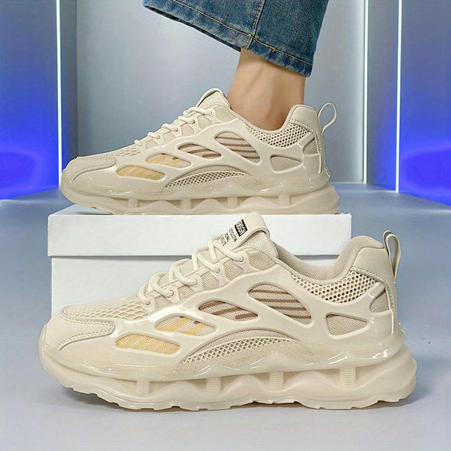 Men's Breathable Mesh Sneakers - Versatile Sneakers for Running, Walking & Gym All-Season Comfort