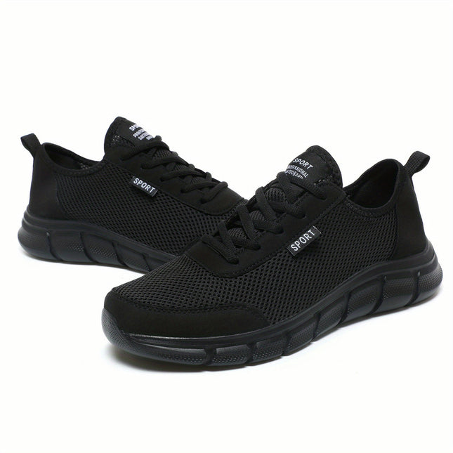 Mens Plus Size Comfort Sneakers-Ventilated & Durable, Non-Slip Outdoor Shoes for Adventure