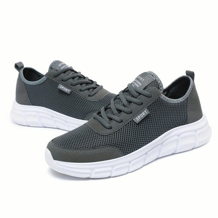 Mens Plus Size Comfort Sneakers-Ventilated & Durable, Non-Slip Outdoor Shoes for Adventure