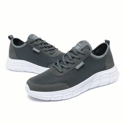 Mens Plus Size Comfort Sneakers-Ventilated & Durable, Non-Slip Outdoor Shoes for Adventure
