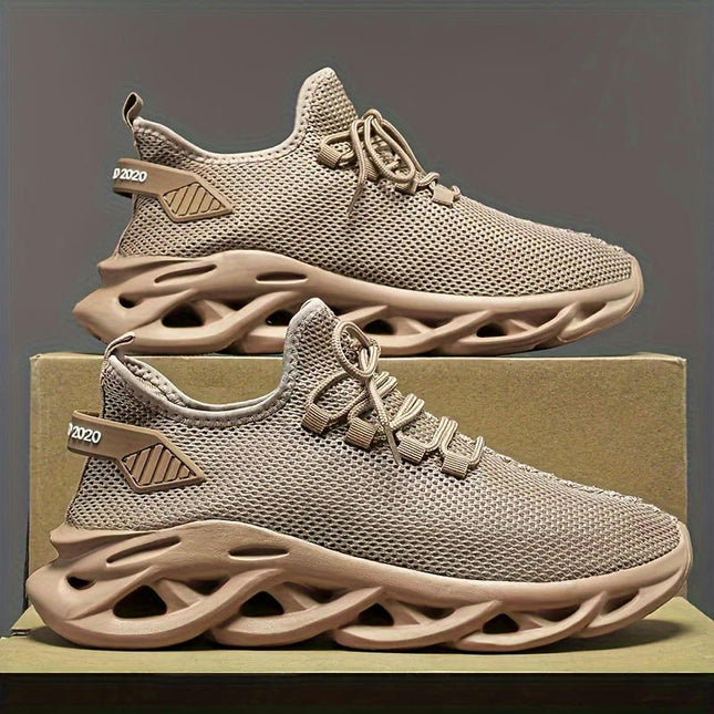 Plus Size Men's Comfy Blade Type Running Shoes Non Slip Durable Sneakers for Outdoor Activities