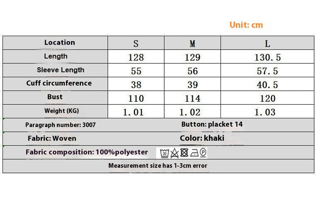 Women's Double Breasted Long Trench Coat Fall Winter Fashion Classic Lapel Overcoat with Belt