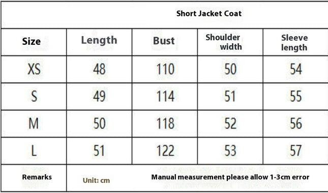 Women Long Sleeve Collared Button Down Fall Winter Cropped Jackets Coat with Pockets