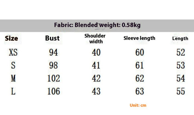 Women's Long Sleeve Jacket Button Down Stand Collar Pockets Crop Coat